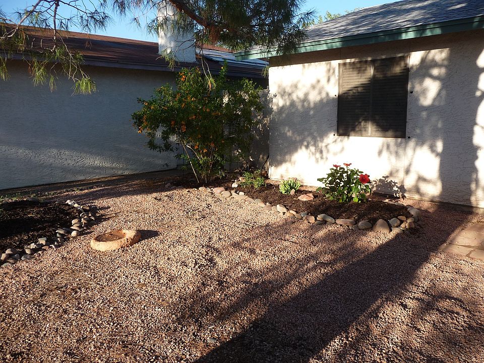 Detail of new landscaping.