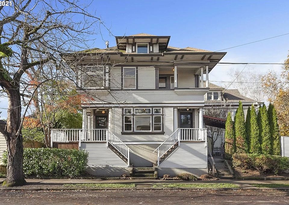 The house as seen from directly across the street