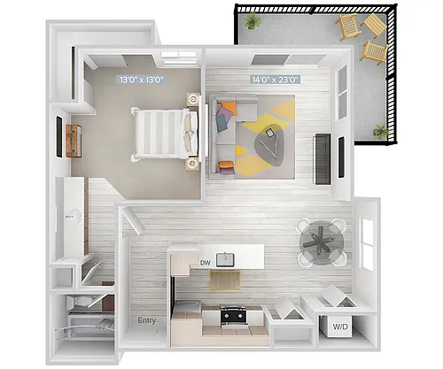 Floor plan A2-727-3-WD