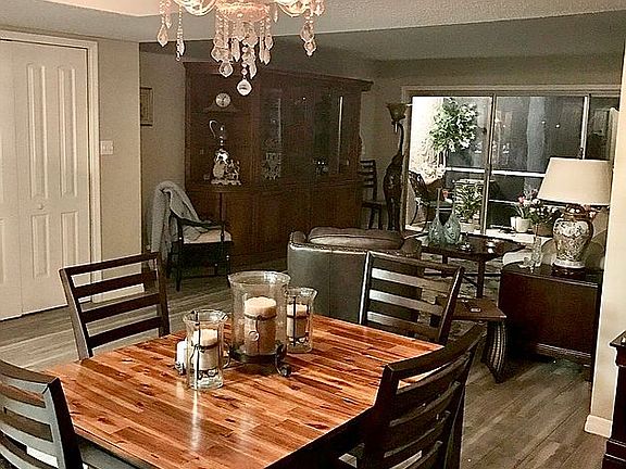 Dining room and living room