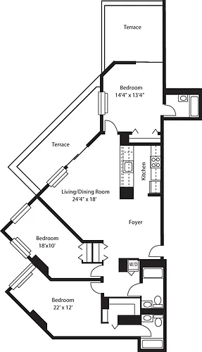 Floor plan E3 J3