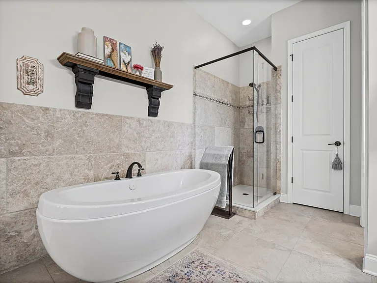 Upstairs - primary bathroom