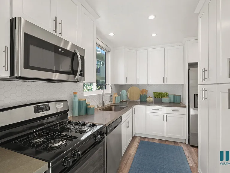 Full-Size Kitchen with Energy-Effcient Appliances and Ample Cabinet Storage