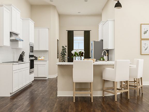 Stunning kitchen comes with stainless steel appliances