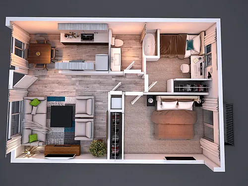 Floor plan 2X1