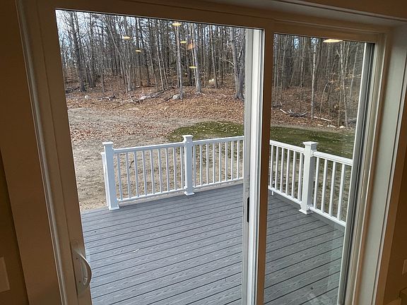 View onto deck