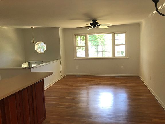 Living room from dining area