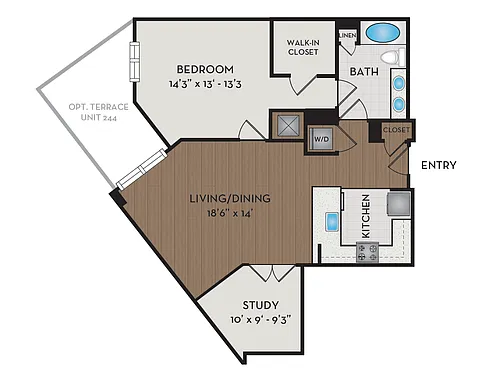 Floor plan A9D