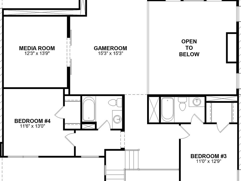 floor plan second level
