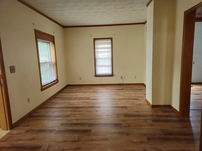 Living Room w/ new flooring