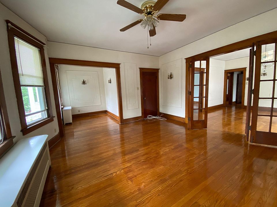 Spacious living room with "Office Nook" and access to private front porch.