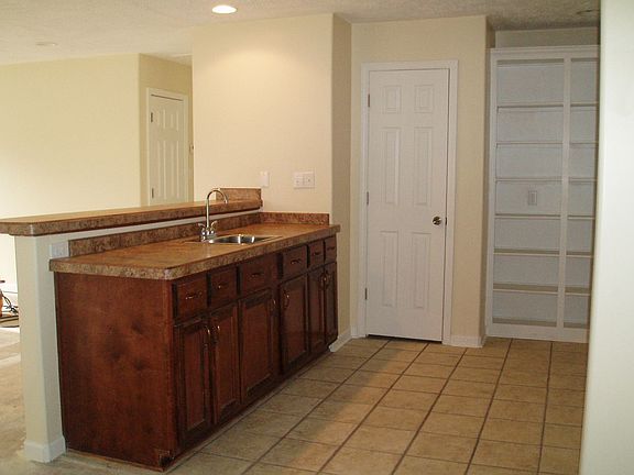 Wet bar in the Media/theater room