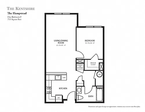 Floor plan The Hampstead