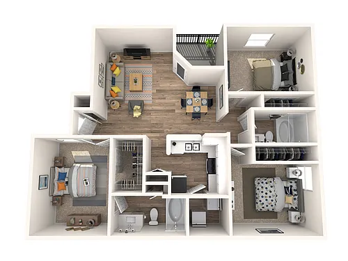 Floor plan 3x2 Platinum