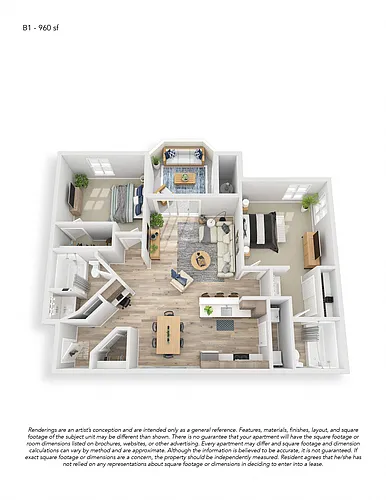 Floor plan B1