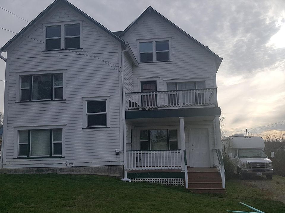 2nd floor, right side with private balcony and beautiful view of the city and the water.