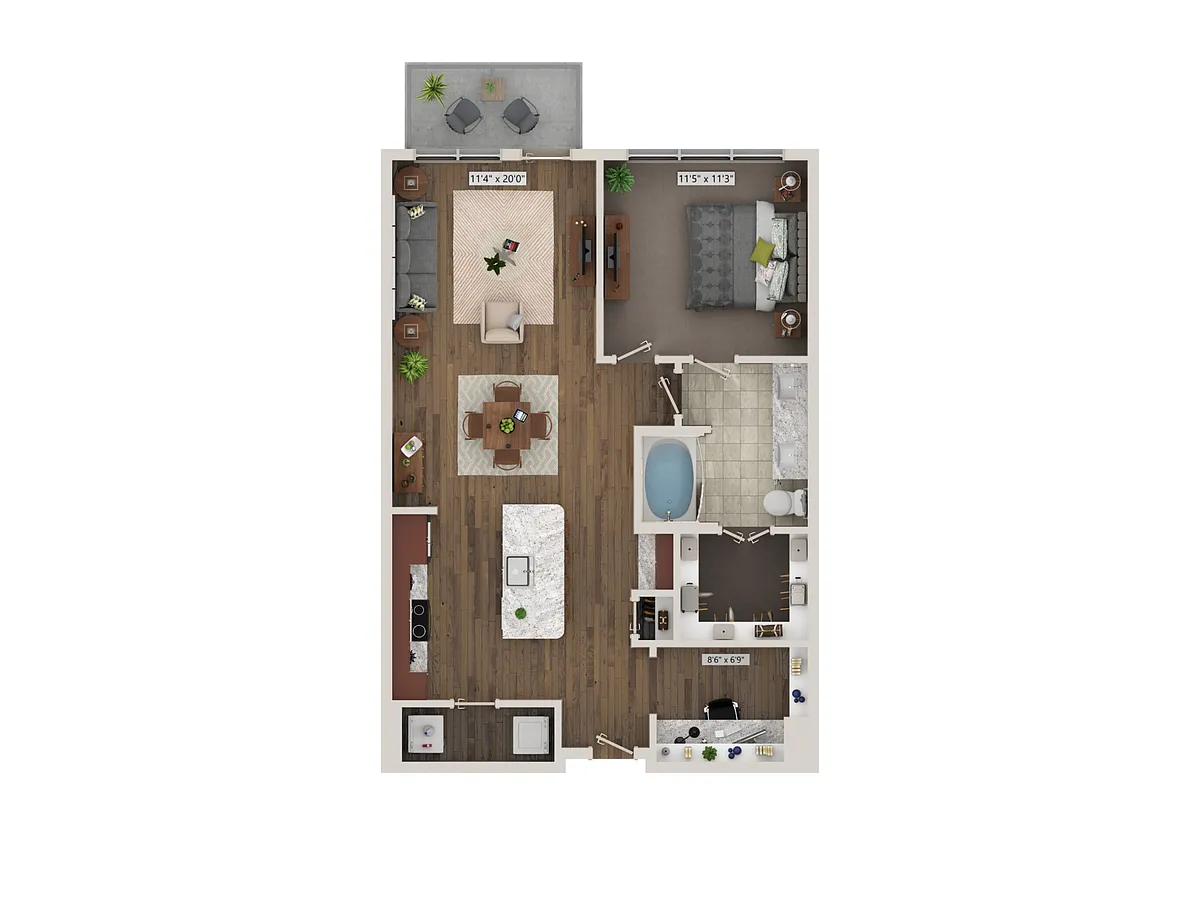 Floor plan A91
