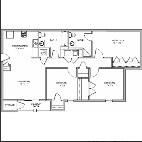 Floor plan Hamptons of Neosho