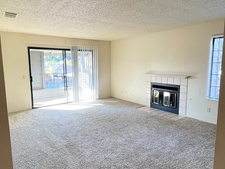 2-Bed / 2-Bath Living Room Area.