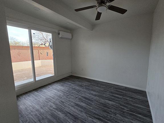 Bedroom with Sliding door to backyard