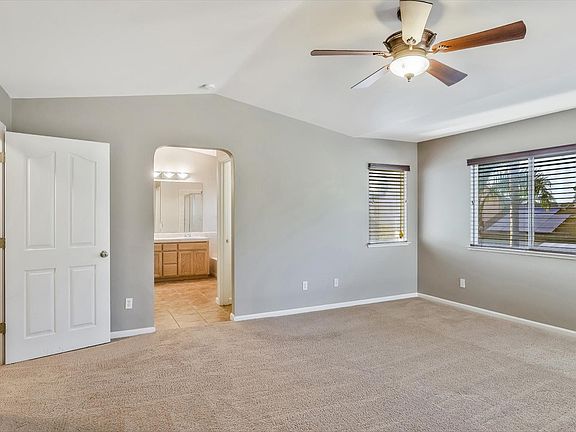 Master Suite and bathroom with walk-in closet.