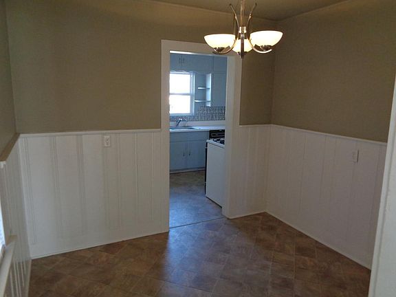 dining room with storage closet.