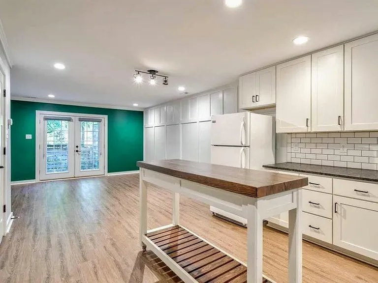 Kitchen and living room