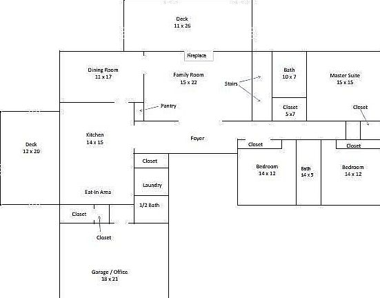 Upper Level Floor Plan
