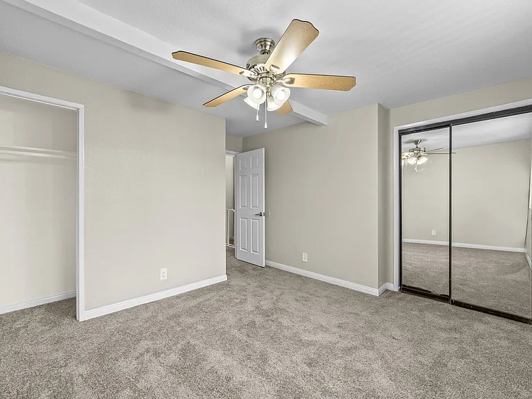 Bedroom at Olive Tree Townhomes in Costa Mesa, CA