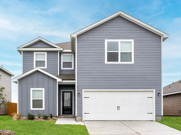 The Cottonwood is a beautiful two-story floor plan.