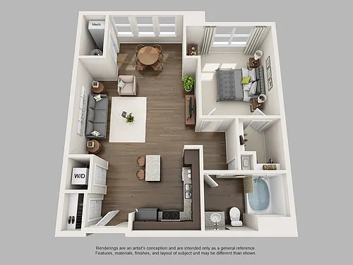 Floor plan Tiki A2S