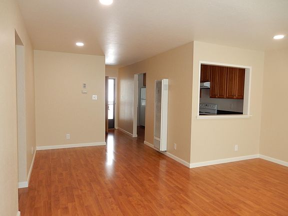 Dining room with recessed lighting