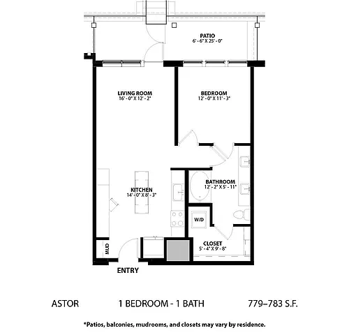 Floor plan Astor