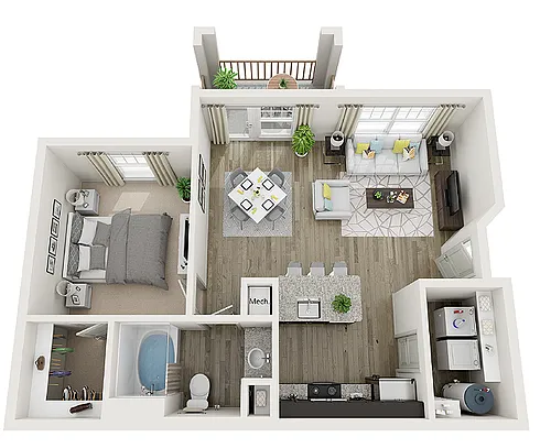 Floor plan Cameron