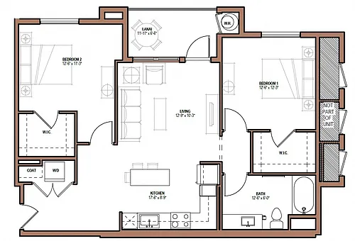 Floor plan B20A 2/1