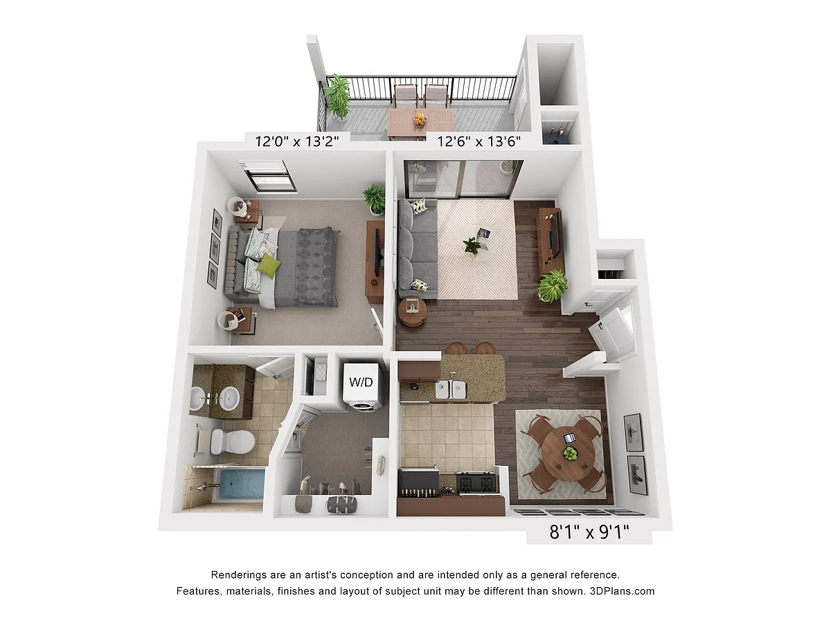 Floor plan A1C