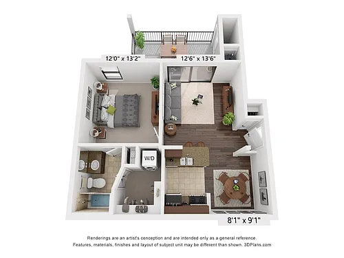 Floor plan A1C