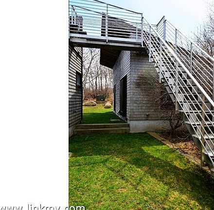 stairs to the roof deck