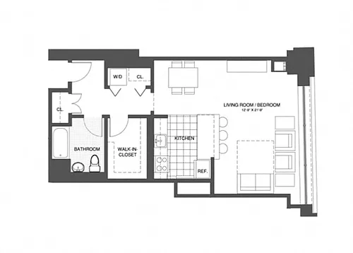 Floor plan Studo