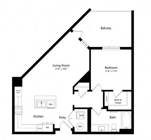 Floor plan 1B