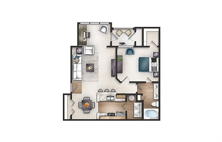 Floor plan Cleveland + Bonus Room