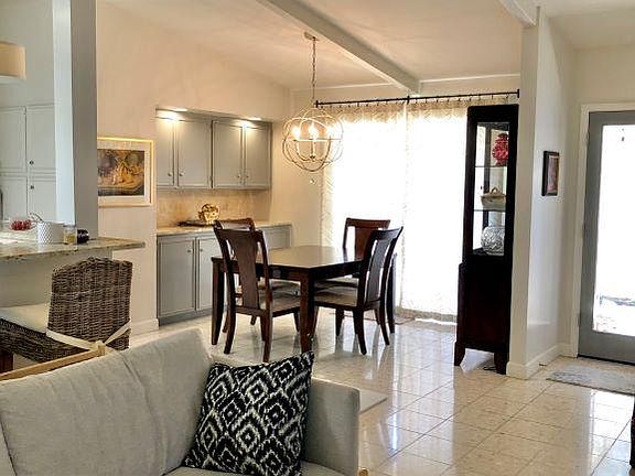Dining area with great built-ins
