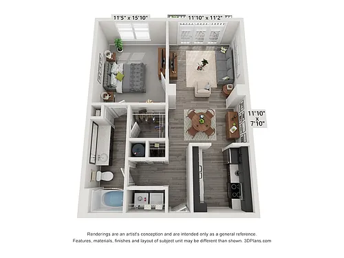 Floor plan Renaissance | Elevated