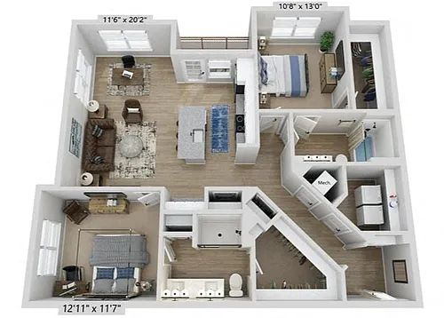 Floor plan B7