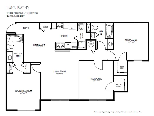 Floor plan THE CYPRESS