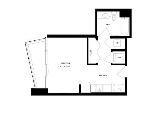 Floor plan Studio-1