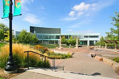 Ames center (performing arts) and Nicollet Commons (amphitheater and splash pad)