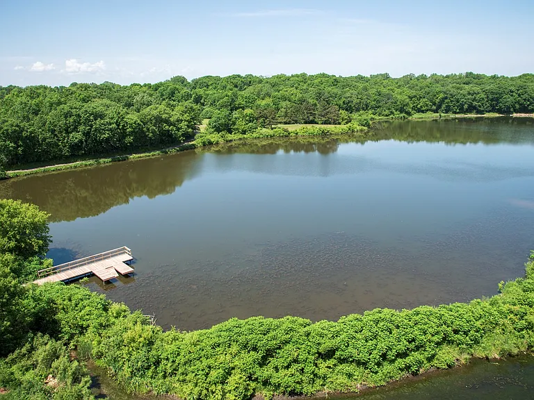 Situated on Lake Jonathan with miles of walking trails