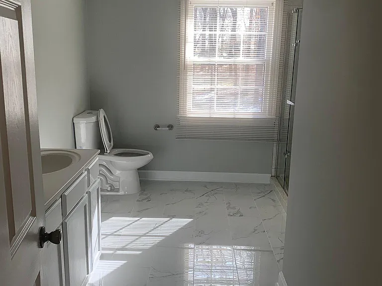 Master Bathroom with New Tiles