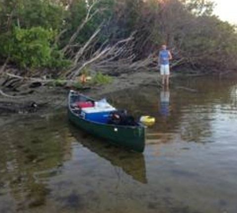 Kayaking in the canal